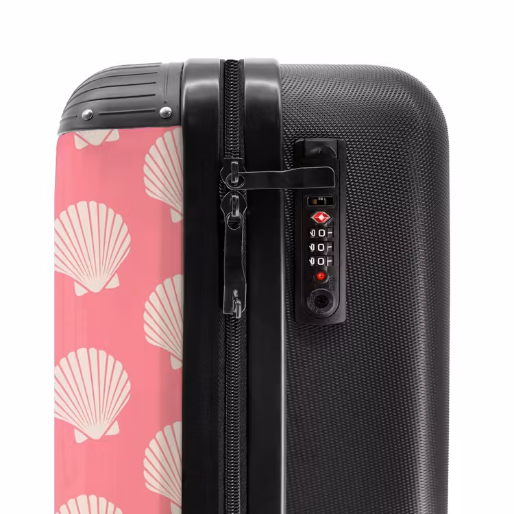 Suitcase - Patterns - Shell pattern in soft pink — 5
