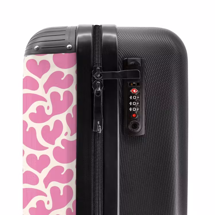 Suitcase - Patterns - Splashes of pink — 5