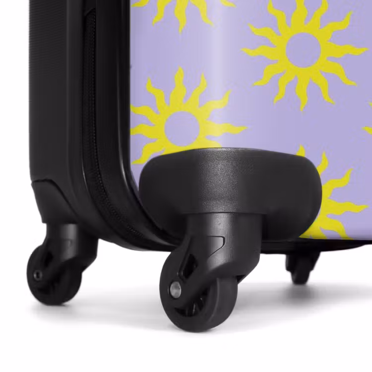 Suitcase - Patterns - Sunburst pattern on Lavender purple background — 6