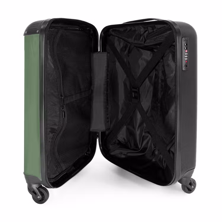 Suitcase - Quotes - Do what makes you happy moss green — 4