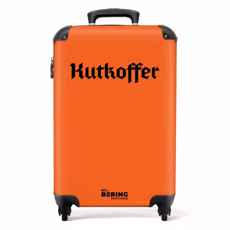 Suitcase - Quotes - Pussy case fire orange — 1