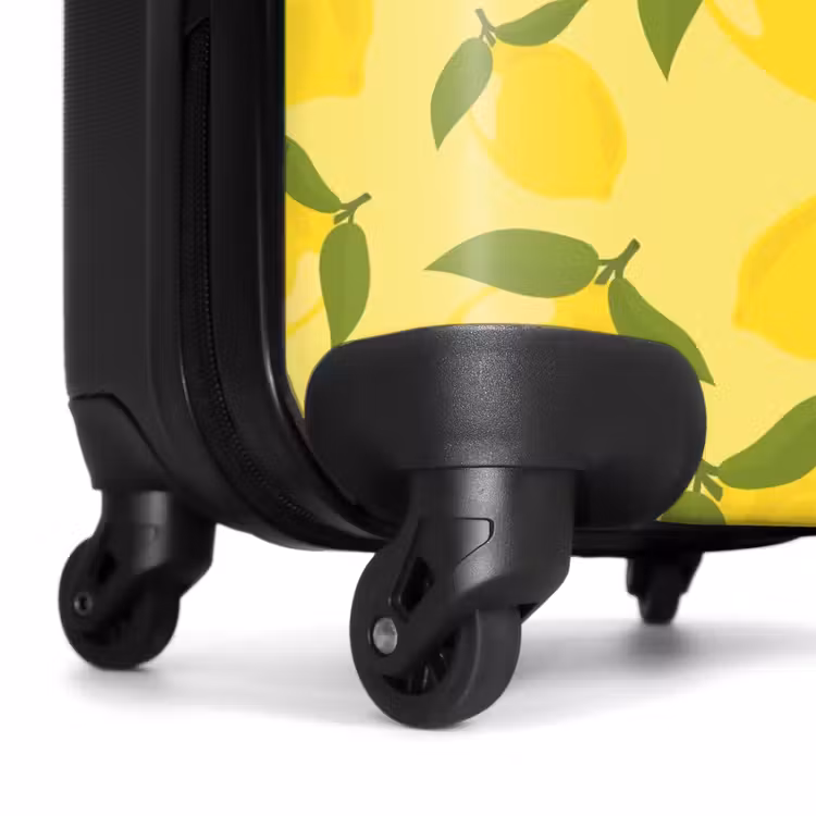 Suitcase - Pastel - Lemons on pastel yellow background — 6