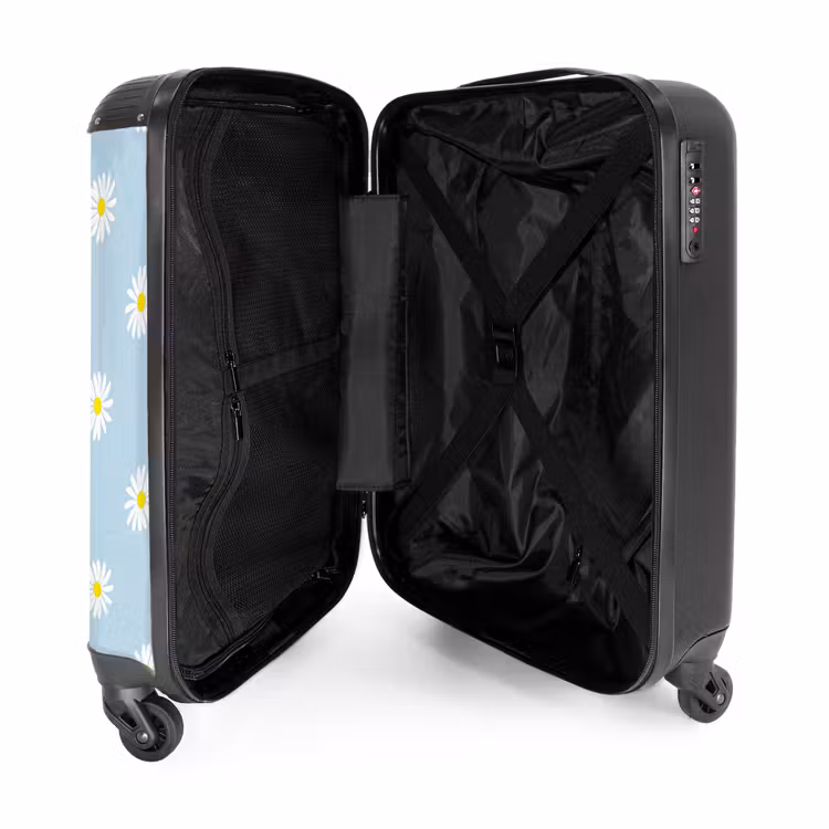 Suitcase - Pastel - Margites on light sky blue background — 4