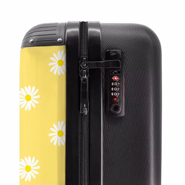 Suitcase - Pastel - Margites on pastel yellow background — 5