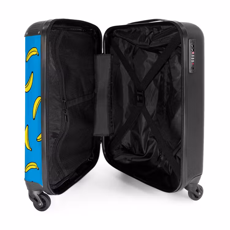 Suitcase - Patterns - Bananas on blue — 4