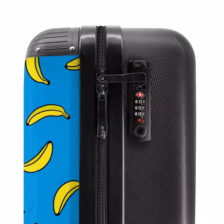 Suitcase - Patterns - Bananas on blue — 5