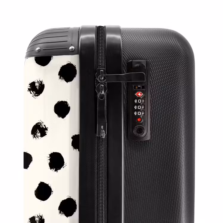 Suitcase - Patterns - Black spots on cream — 5