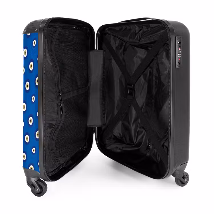 Suitcase - Patterns - Eyes in blue — 4