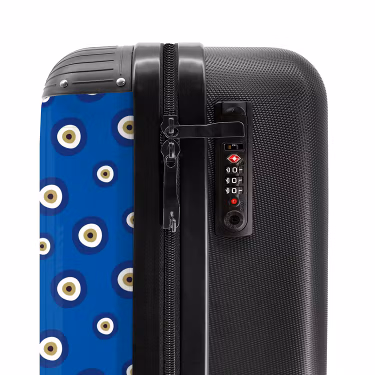 Suitcase - Patterns - Eyes in blue — 5