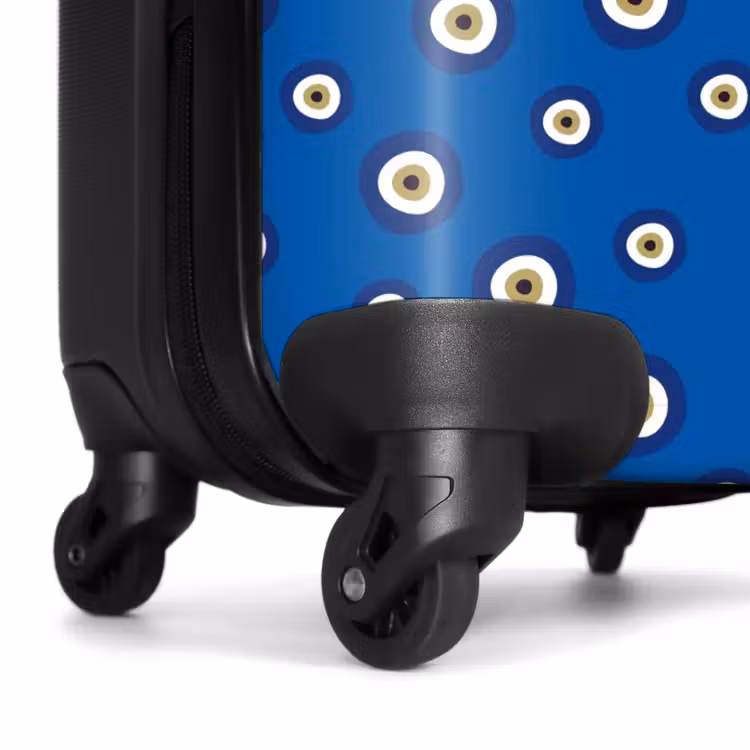 Suitcase - Patterns - Eyes in blue — 6