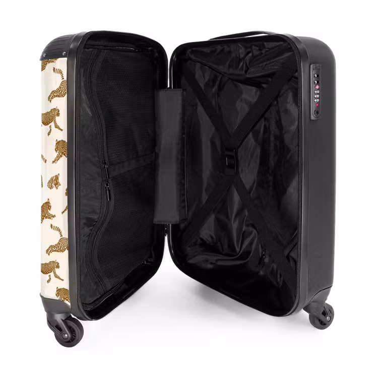Suitcase - Patterns - Leopard pattern on beige — 4
