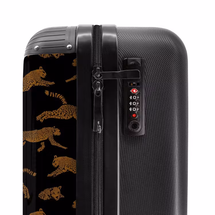 Suitcase - Patterns - Leopard pattern on black — 5