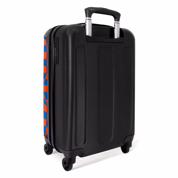 Suitcase - Patterns - Optical illusion in red and blue — 3