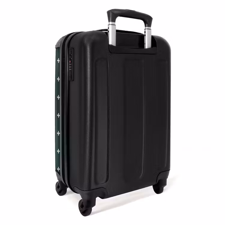 Suitcase - Patterns - Plus pattern on gray-blue — 3