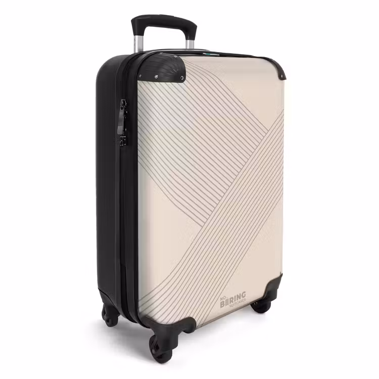 Suitcase - Minimal - Crossing lines on light sand — 2