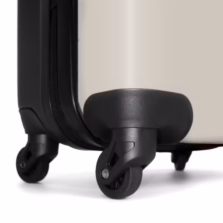 Suitcase - Minimal - Light beige with black stripe — 6