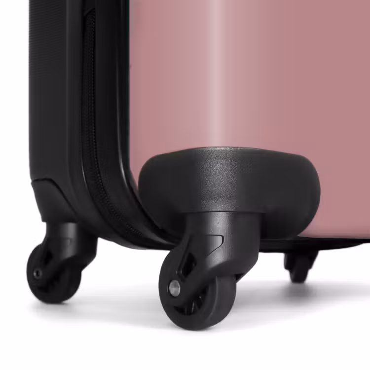 Suitcase - Minimal - Soft old pink with black stripe — 6