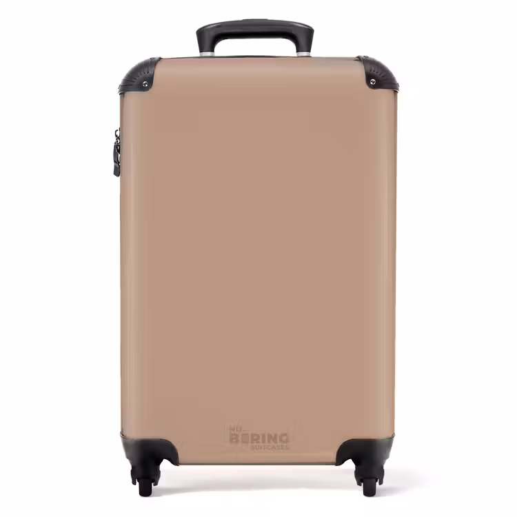 Suitcase - Nude - Sand color — 1