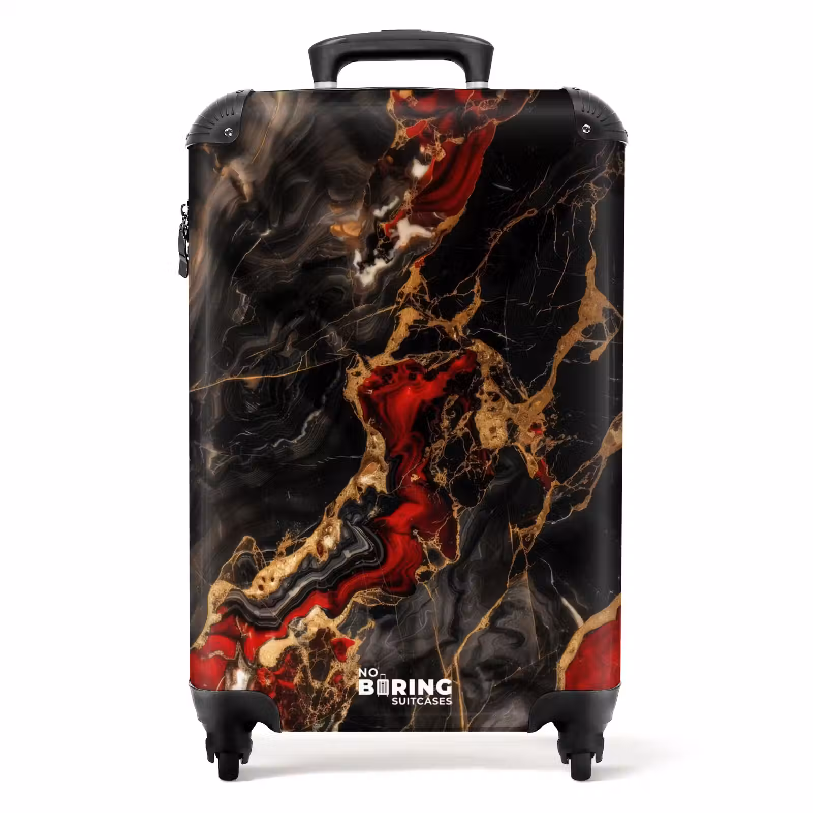 Suitcase - Marble - Fire and Gold in Marble — 1
