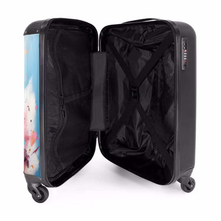 Suitcase - Galloping horse with colorful background — 4