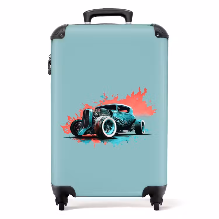 Suitcase - Hotrod turquoise — 1