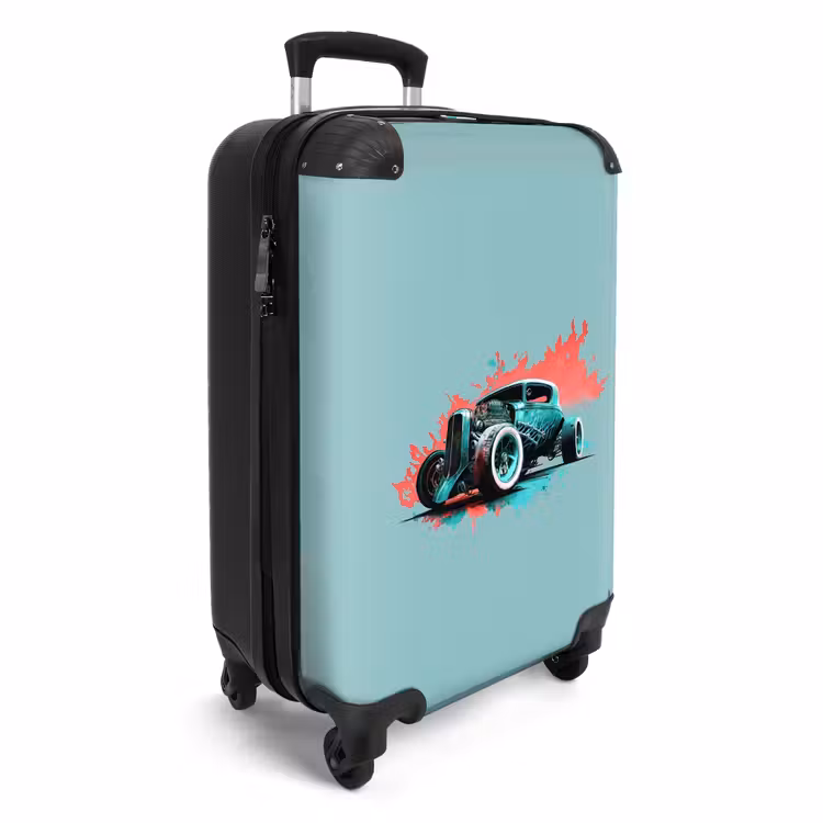 Suitcase - Hotrod turquoise — 2