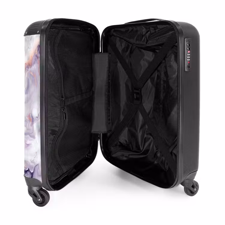 Suitcase - Marble - Dance of Marble and Pastel — 4