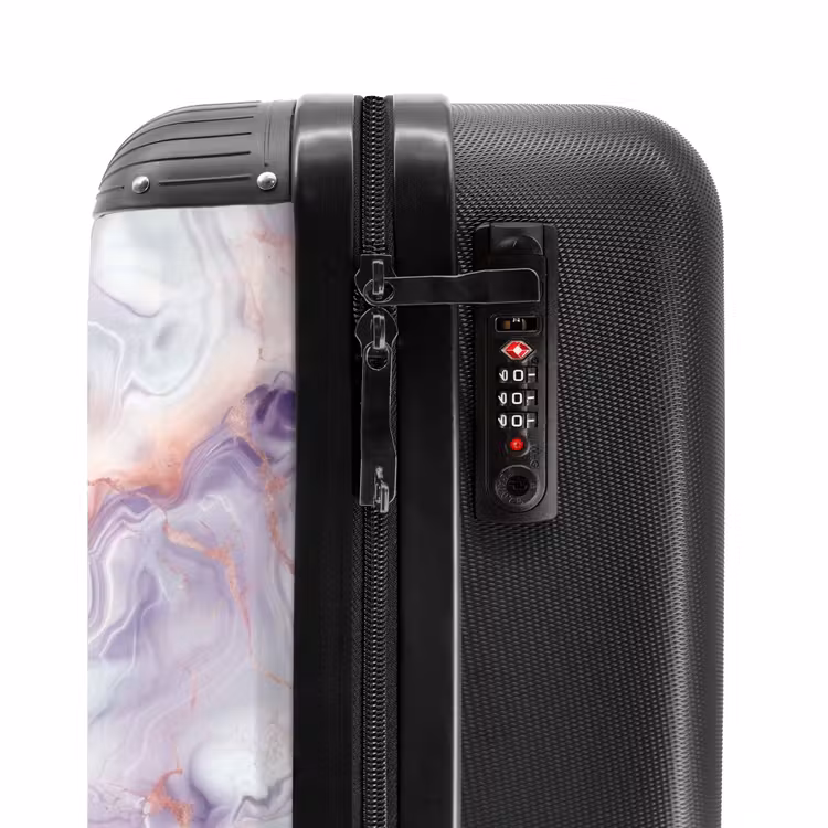 Suitcase - Marble - Dance of Marble and Pastel — 5