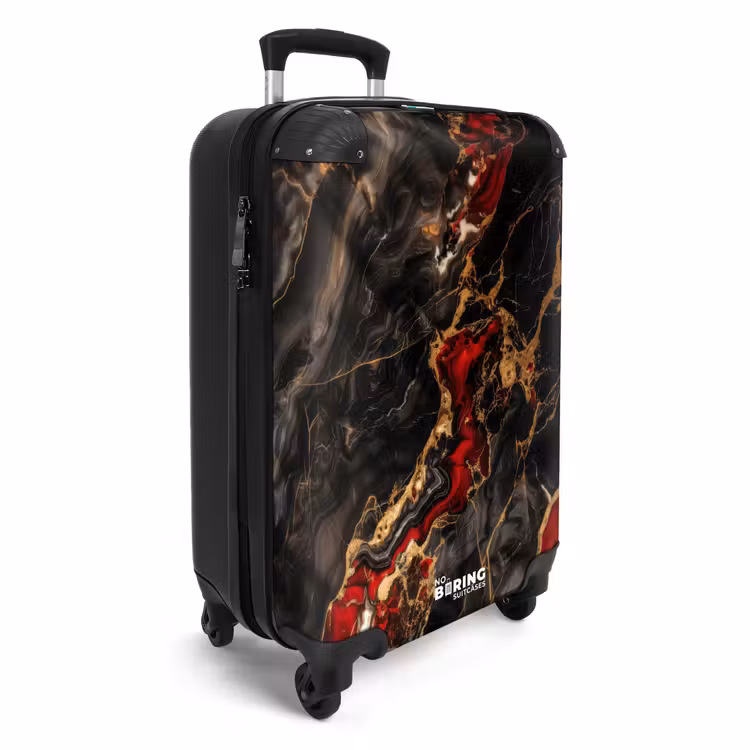 Suitcase - Marble - Fire and Gold in Marble — 2