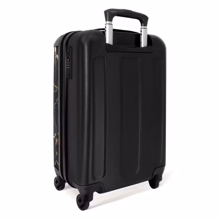 Suitcase - Marble - Golden Veins on Black Marble — 3