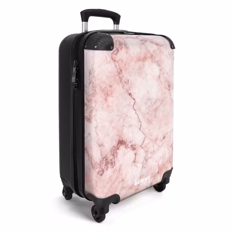 Suitcase - Marble - Rich Pink Marble — 2