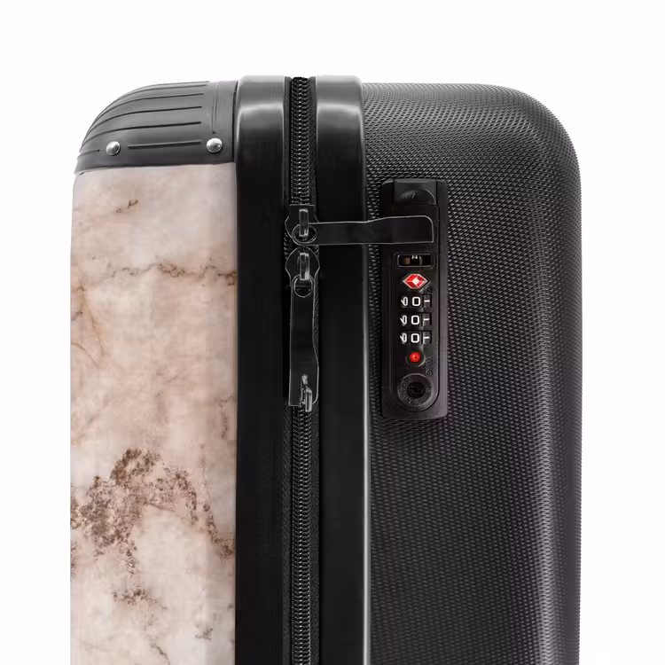 Suitcase - Marble - Rustic Beige Marble — 5