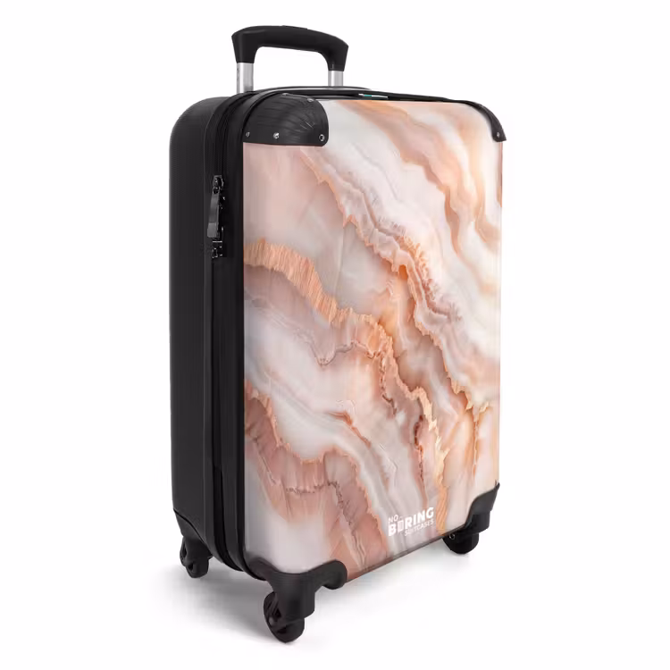 Suitcase - Marble - Soft Peach Marble — 2
