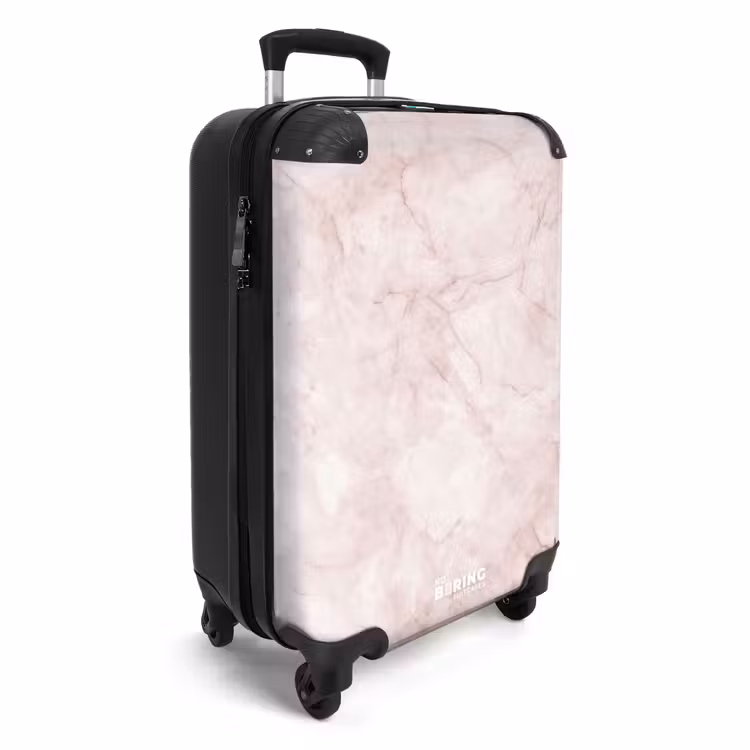 Suitcase - Marble - Soft Pink Marble — 2