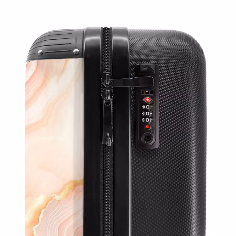 Suitcase - Marble - Sunrise in Pink Marble — 5