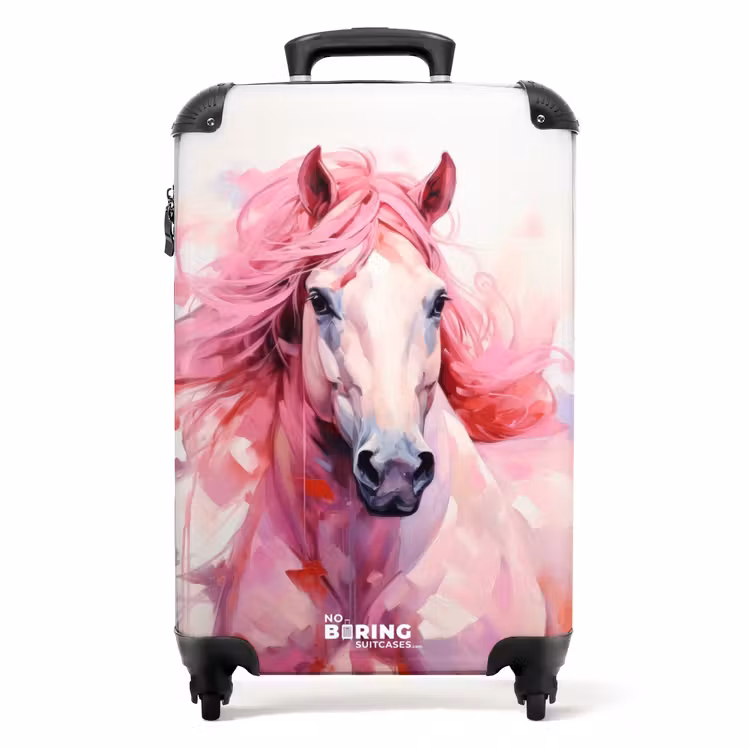 Suitcase - Pastel Bead Horse — 1