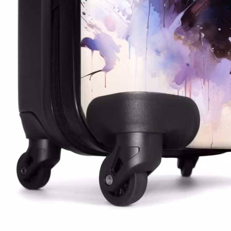 Suitcase - Watercolor horse with colorful splashes — 6