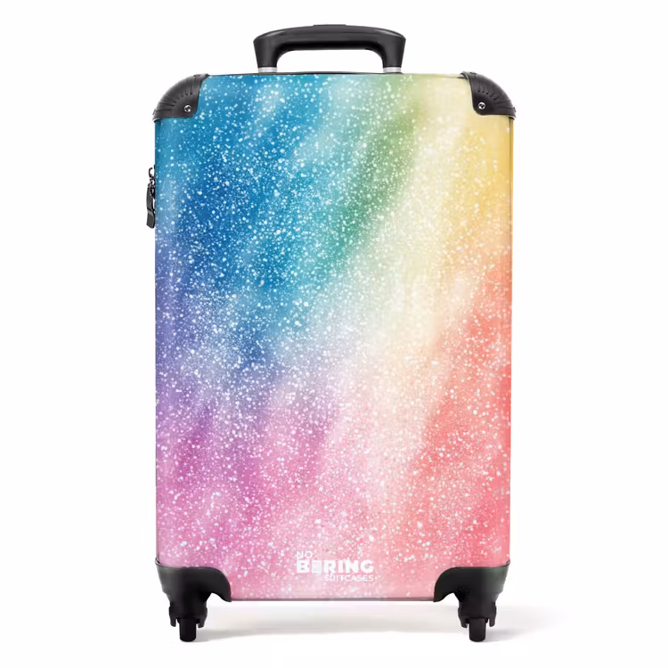 Suitcase - Children's suitcase - Sparkling rainbow mist — 1