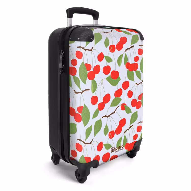Suitcase - Pastel fruit - cherries — 2