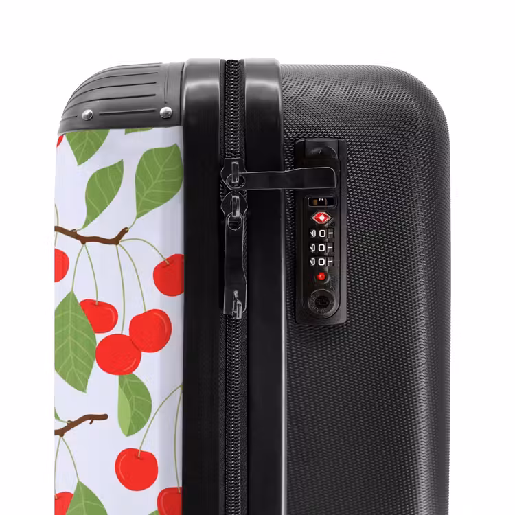 Suitcase - Pastel fruit - cherries — 5