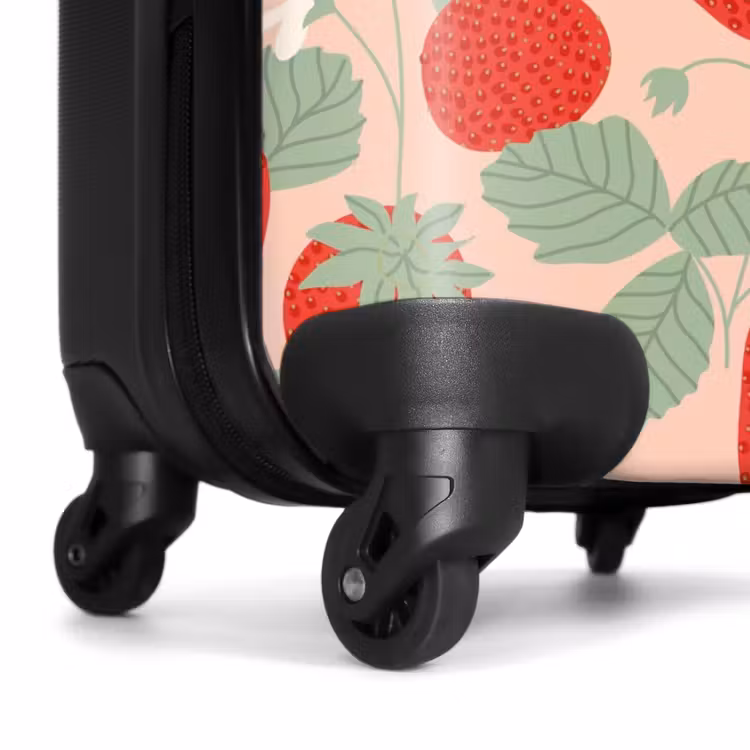 Suitcase - Pastel fruit - strawberries — 6