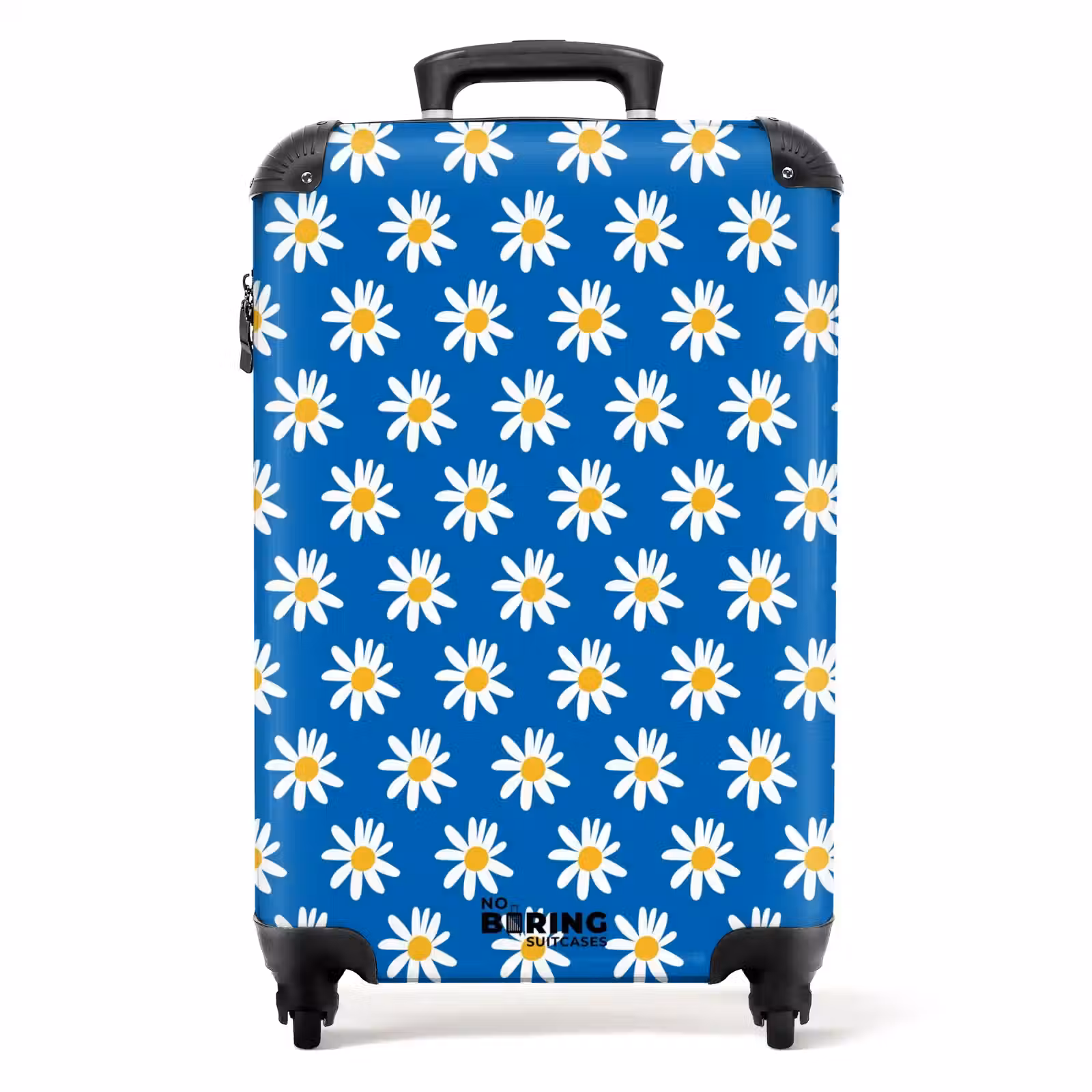 Suitcase - Vintage floral pattern - Blue — 1