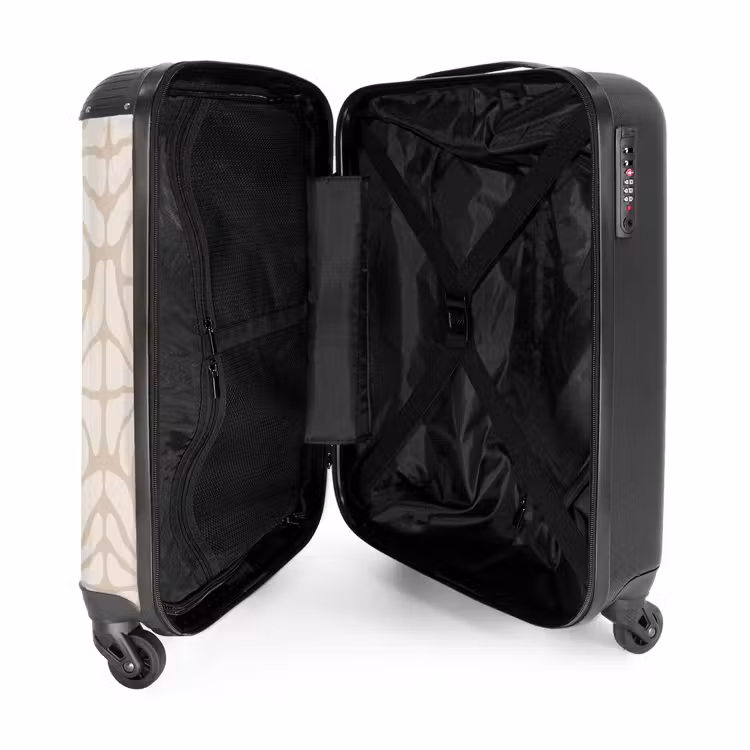 Suitcase - Pastel flowers - Beige — 4