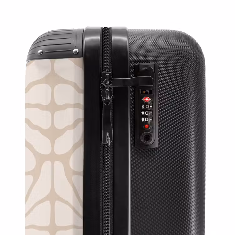 Suitcase - Pastel flowers - Beige — 5