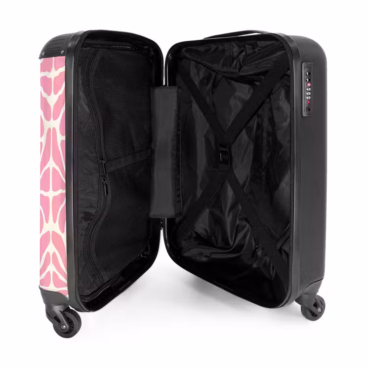 Suitcase - Pastel flowers - Pink — 4