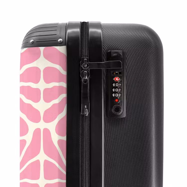 Suitcase - Pastel flowers - Pink — 5
