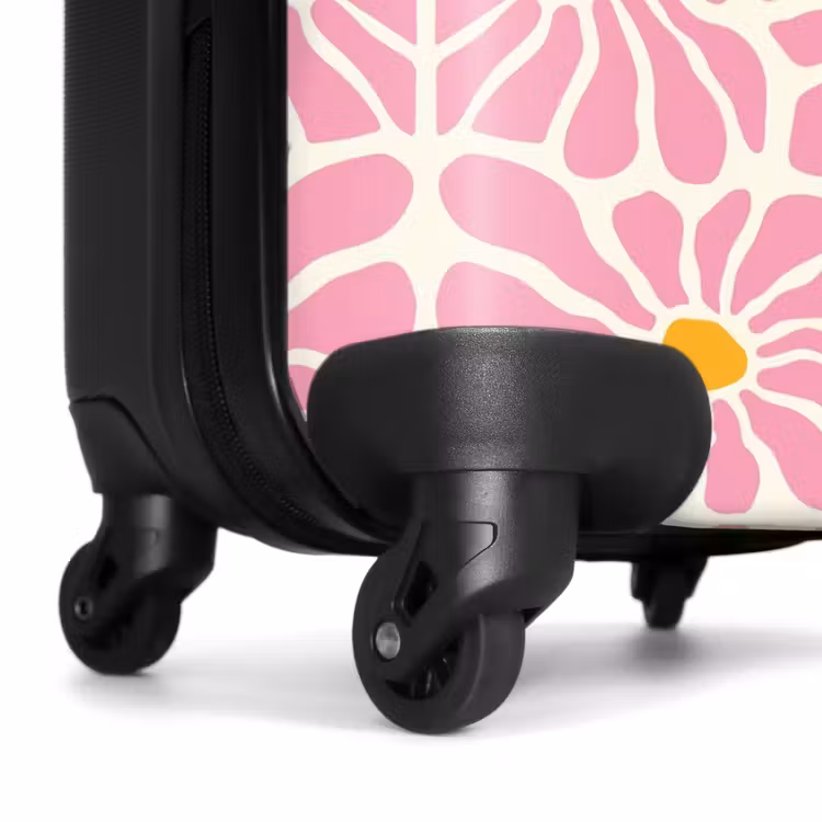 Suitcase - Pastel flowers - Pink — 6