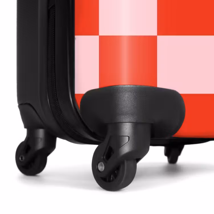 Suitcase - Squares - Red/Pink — 6