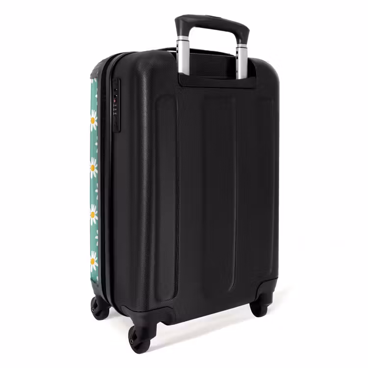 Suitcase - Vintage floral pattern - Green — 3