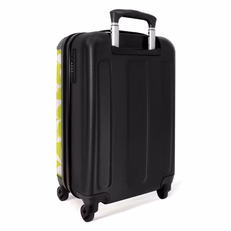 Suitcase - Vintage floral pattern - Lime green — 3